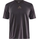 PRO - Trail Tee - T-shirt - Zwart - Jacquard-jerseystof