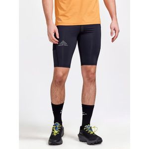 PRO Trail - Korte Tights - Zwart - Gerecycled Polyamide