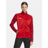 Craft - Squad 2.0 Full Zip - Trainingsjack - Bright Red - Materiaal