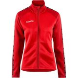 Craft - Squad 2.0 Full Zip - Trainingsjack - Bright Red - Materiaal
