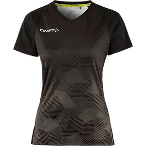 Craft Premier Fade Shirt Korte Mouw Dames - Zwart