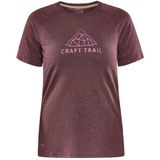 Craft Adv Wool Trail Hardloopshirt dames paars
