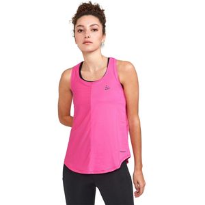 Craft - Core Essence Rib Singlet W - Sporttop - Metro - Zacht Functioneel Shirt van Gerecycled Polyester