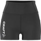 Craft Rush 2.0 Hotpants Dames - Zwart | Maat: M