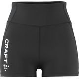 Craft Rush 2.0 Hotpants Dames - Zwart | Maat: M