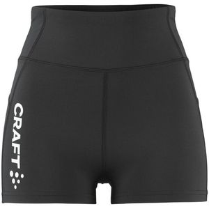 Craft Rush 2.0 Hotpants Dames - Zwart | Maat: M