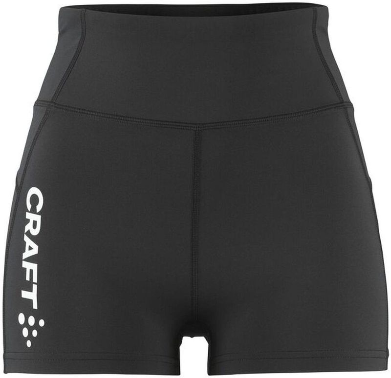 Craft Rush 2.0 Hotpants Dames - Zwart | Maat: M