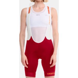 Craft fietsbroek ADV Endur bib voor dames, rood