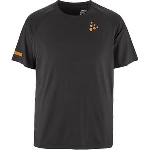 Craft - Pro Hypervent Tee 2 - Hardloopshirt - Zwart - 91% Polyester, 9% Elastaan