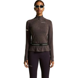 Craft - ADV Subz Wool Shirt 3 - Hardloopshirt - Zwart - Merinowol