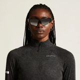 CRAFT ADV SUBZ WOOL LS TEE 3 - Running top - Zwart - Dames