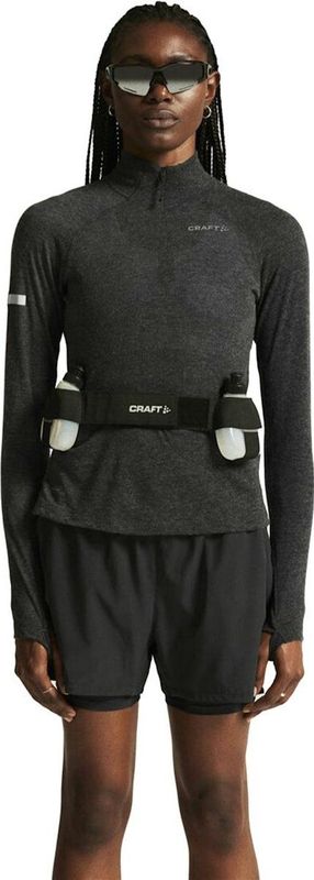 CRAFT ADV SUBZ WOOL LS TEE 3 - Running top - Zwart - Dames