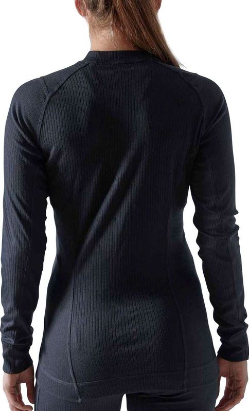 Craft - Core Thermoshirt - Dames - Lange Mouw - Ronde Hals - Zwart - 30% Polyamide, 30% Gerecycled Polyamide, 40% Polyester