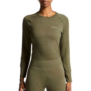 Craft Thermoshirt dames lange mouw - Ronde hals - Groen