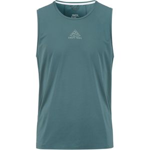Craft - Pro Trail Singlet - Tanktop - Turkoois - Stretch - Polyester