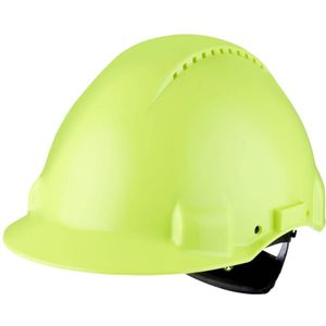 Sikkerhedshjelm HI-Viz 3M Peltor G3000 Uvicator - skrueindstilling. UV-stabiliseret ABS-plast