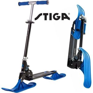 STIGA Snowracer King Size GT Grote stuurslee met remmen voor 2 kinderen of volwassenen, wit/zwart STIGA Snowracer King Size GT Grote stuurslee met remmen voor 2 kinderen of volwassenen, wit/zwart