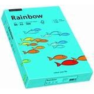Rainbow gekleurd papier A3 80 gram 87 blauw 500 vel
