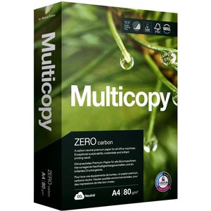 Kopieerpapier multicopy zero 80gr a4 wit | Pak a 500 vel | 5 stuks