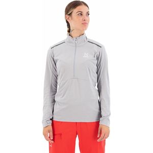 Haglofs.i. Strive Mid Sweatshirt Met Halve Rits Grijs Vrouw