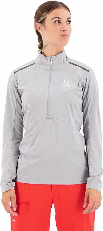 Haglofs.i. Strive Mid Sweatshirt Met Halve Rits Grijs Vrouw