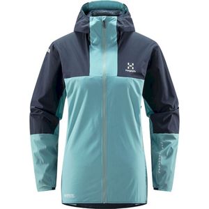 haglofs l i m alpha hood women s long sleeve jas blauw