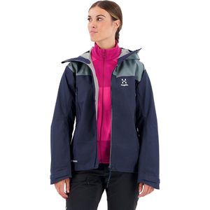 Haglofs Roc Flash Gtx Jas Dames Hardshell Jas Tarn Blue/Steel Blue L