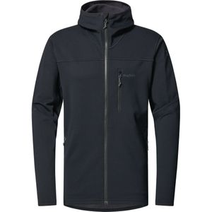Haglofs - Rosson Mid Fleece - Zwart - Stretch Fleece - Met Capuchon