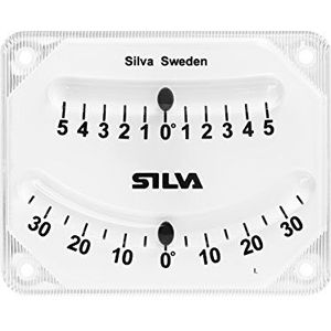 Relags Silva 'Clinometer' Kantelometer, wit, eenheidsmaat