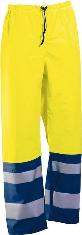 Jobman 2546 Hi-Vis Rain Trousers 65254658 - Geel/Navy