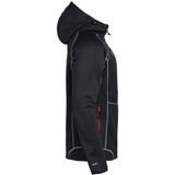 Jobman 5152 - Hoodie - Zwart/Rood