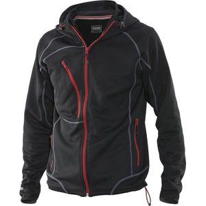 Jobman 5152 - Hoodie - Zwart/Rood