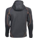 Jobman 5152 Hoodie 65515253 - Donkergrijs/Oranje