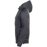 Jobman 5152 Hoodie 65515253 - Donkergrijs/Oranje