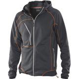 Jobman 5152 Hoodie Donkergrijs/Oranje maat 3XL