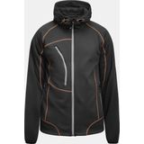 Jobman 5152 Hoodie Donkergrijs/Oranje maat 3XL