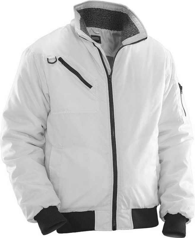 Jobman 1357 Pilot Jacket Wit maat S