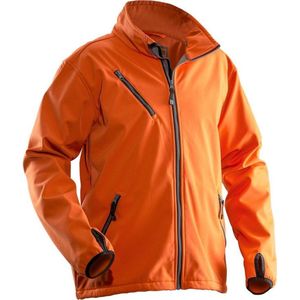 Jobman Softshell Jas Heren Oranje - Maat 3XL