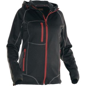 Jobman 5177 Women' Hoodie 65517753 - Zwart/Rood