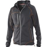 Jobman 5177 Women' Hoodie 65517753 - Donkergrijs/Oranje