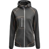 Jobman 5177 Women' Hoodie 65517753 - Donkergrijs/Oranje