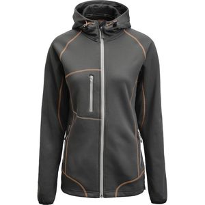 Jobman 5177 Women' Hoodie 65517753 - Donkergrijs/Oranje