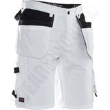 Jobman 2132 Painters' Shorts Wit/Zwart maat C44
