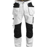 Jobman - 2129 Painters' Trousers Hp - Werkbroek - Wit/Zwart