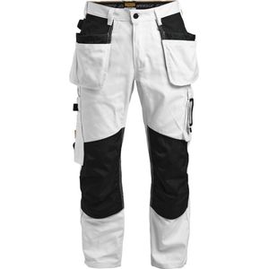 Jobman 2129 Painters' Trousers HP 65212911 - Wit/zwart
