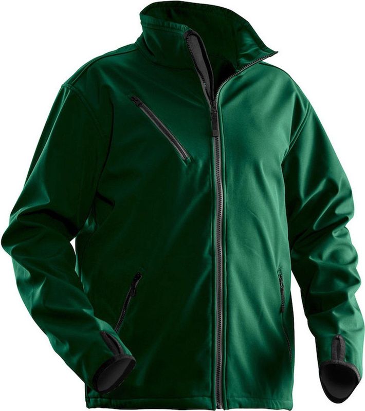 Jobman Softshell Jas Heren Bosgroen