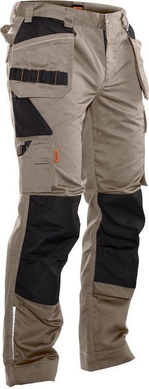 Jobman Practical 2322 Werkbroek Holsterpockets - Mannen - Khaki/Zwart - 46