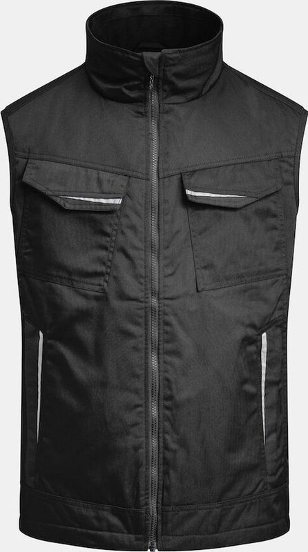 Jobman 7517 - Service Vest Lined - Zwart - Gevoerde Bodywarmer
