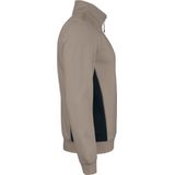 Jobman 5401 Halfzip Sweatshirt 65540120 - Khaki/Zwart