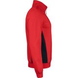 Jobman 5401 Halfzip Sweatshirt 65540120 - Rood/Zwart